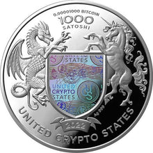 Load image into Gallery viewer, 2022 Liberty United Crypto States 1 oz Proof Silver Coin | Zion Metals