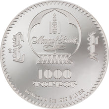 Load image into Gallery viewer, 2022 Mongolia 2 oz Into The Wild Lion Silver Coin | Zion Metals