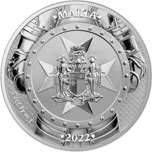 Load image into Gallery viewer, 2022 Germania Malta Knights of the Past 5 Euro 1 oz Silver BU | Zion Metals