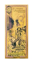 Load image into Gallery viewer, 50 Wyoming Goldback - Aurum Gold Note (24k) | Zion Metals