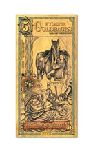 Load image into Gallery viewer, 5 Wyoming Goldback (5 Pack) - Aurum Gold Note (24k) | Zion Metals