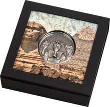 Load image into Gallery viewer, 2022 Cook Islands LEGACY OF THE PHARAOHS Antique 3 Oz Silver Coin | Zion Metals