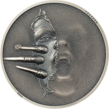 Load image into Gallery viewer, 2022 Cook Islands 1 oz Silver Untrapped Coin Antiqued .999 Fine Box & COA | Zion Metals