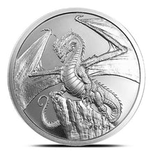 Load image into Gallery viewer, 1 oz Silver World of Dragons The Welsh Round | Zion Metals
