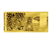 Load image into Gallery viewer, 2018 Tanzania Big 5 - Leopard Foil Note | Zion Metals