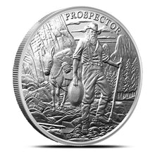 Load image into Gallery viewer, Prospector 1 oz Silver Round | Zion Metals