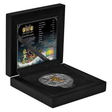 Load image into Gallery viewer, 2022 Niue Zhang Guolao The Immortal Eight 2 oz Antique finish Silver Coin | Zion Metals