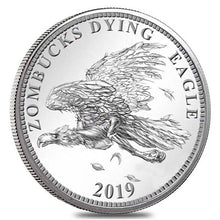 Load image into Gallery viewer, Zombucks Dying Eagle 1 oz Silver Round | Zion Metals