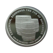 Load image into Gallery viewer, 1 OZ SILVER COIN PROOF GUY FAWKES V FOR VENDETTA IDEAS ARE BULLET PROOF AOCS | Zion Metals