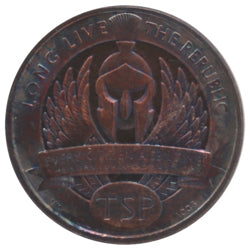 1/10 oz .999 silver sentinel 2nd amendment 300 spartan tsp long live the republic Toned | ZM | Zion Metals