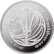 Load image into Gallery viewer, 1 oz TRIDENT SILVER ROUND - Random Mint | Zion Metals