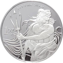 Load image into Gallery viewer, 1 oz TRIDENT SILVER ROUND - Random Mint | Zion Metals