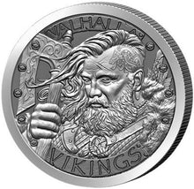 Load image into Gallery viewer, 1 oz Silver The Vikings Round Antique - Random Mint | Zion Metals