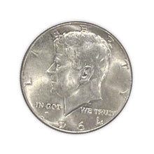 Load image into Gallery viewer, 90% Silver 1964 Kennedy Half Dollars - $1 Face Value Circulated (2 Coins) - Zion Metals

