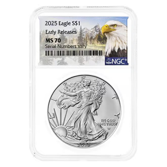 2024 1 oz American Silver Eagle NGC MS70