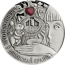 Load image into Gallery viewer, 2007 Belarus Tales of the World - Alice&#39;s Adventures in Wonderland Silver Coin - Zion Metals
