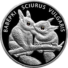 Load image into Gallery viewer, 2009 Belarus Squirrels WildLife Animals Silver Coin - Zion Metals
