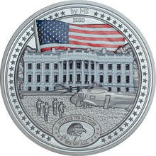 Load image into Gallery viewer, 2020 Cook Islands 2oz WHITE HOUSE NGC PF70 By Miles Standish $10 Silver Coin | Zion Metals
