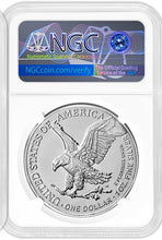 Load image into Gallery viewer, 2021 1 oz American Silver Eagle U.S. State Series North Dakota NGC MS70 - Zion Metals
