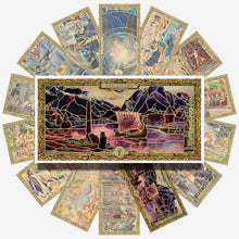 Load image into Gallery viewer, 2022 Cook Islands DISCOVERY Threads of Light 24k Gold Note
