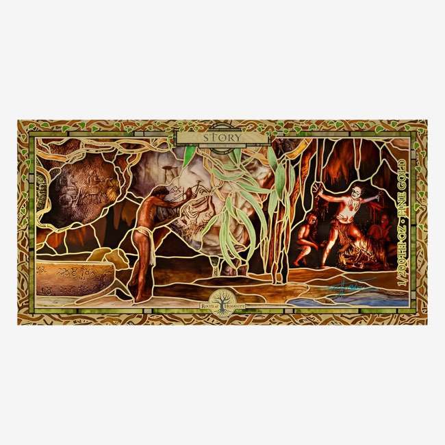 2022 Cook Islands STORY Threads of Light 24k Gold Note