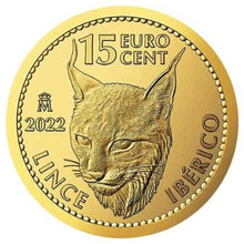 Load image into Gallery viewer, 2022 Gold 1/10 oz Spanish Iberian Lynx BU - Zion Metals

