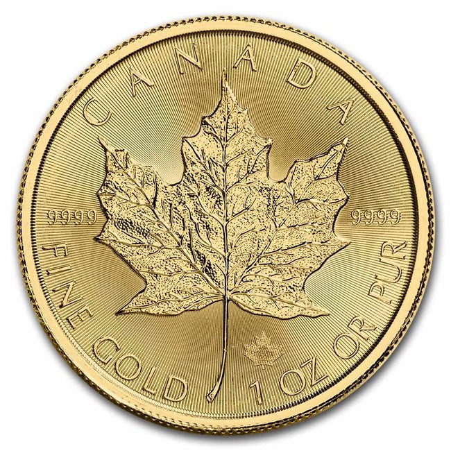 2022 Canada 1 oz Gold Maple Leaf BU - Zion Metals