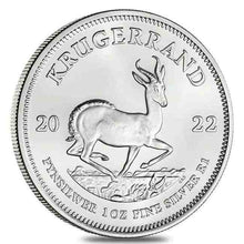 Load image into Gallery viewer, 2022 South African Krugerrand 1 oz Silver Coin BU
