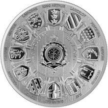 Load image into Gallery viewer, 2023 1 oz Niue Camelot Arthur Pendragon Blister Pack Silver Coin | Zion Metals
