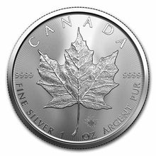 Load image into Gallery viewer, 2023 Canadian 1 oz Silver Maple Leaf Coin BU
