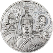 Load image into Gallery viewer, 2023 Cook Islands Sparta 1 oz Proof Silver Coin - Zion Metals
