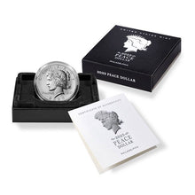 Load image into Gallery viewer, 2023 Peace Dollar Silver Coin with Box &amp; CoA - Zion Metals
