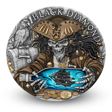 Load image into Gallery viewer, 2025 Niue 2 oz Silver Antique BLACK DIAMOND (Box&amp;COA)
