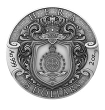 Load image into Gallery viewer, 2025 Niue 2oz Antique Finish HERA Coin
