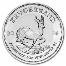Load image into Gallery viewer, 2026 South African Krugerrand 1 oz Silver Coin BU
