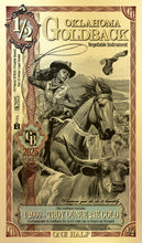 Load image into Gallery viewer, 1/2 Oklahoma Goldback (100 Pack) - Aurum Gold Note (24k)
