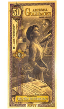 Load image into Gallery viewer, 50 Arizona Goldback  - Aurum Gold Note (24k)
