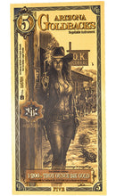 Load image into Gallery viewer, 5 Arizona Goldback (10 Pack) - Aurum Gold Note (24k)
