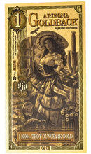 Load image into Gallery viewer, 1 Arizona Goldback (100 Pack) - Aurum Gold Note (24k)
