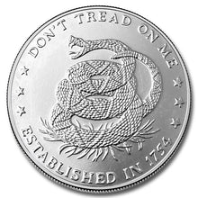 Load image into Gallery viewer, Don’t Tread on Me 1 oz Silver Round
