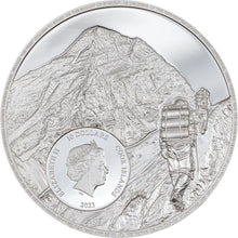 Load image into Gallery viewer, 2023 Cook Islands 2 oz Silver Mt. Everest First Ascent Coin
