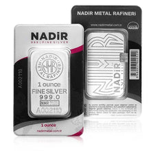 Load image into Gallery viewer, 1 oz Nadir Silver Bar - Zion Metals
