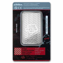 Load image into Gallery viewer, PAMP 1 oz Silver MWIII Call of Duty Prooflike Bar in Bezel | Zion Metals
