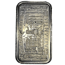 Load image into Gallery viewer, Atlantis Poseidon 1oz Silver Bar - Mythical Cities Series (.999 Pure)
