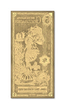 Load image into Gallery viewer, 2023 Alpha 5 South Dakota Goldback - Aurum Gold Note (24k) | Zion Metals
