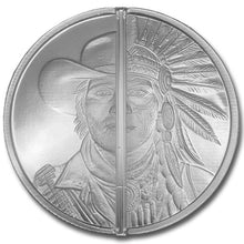Load image into Gallery viewer, Western Warrior Divisible 1 oz Silver Round
