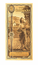 Load image into Gallery viewer, 5 California Goldback - Aurum Gold Note (24k)
