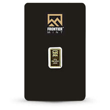 Load image into Gallery viewer, 1/2 Gram Frontier Mint Gold Bar (In Assay)

