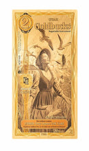 Load image into Gallery viewer, 2 Utah Goldback - Aurum Gold Note (24k)

