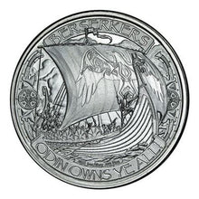 Load image into Gallery viewer, 1 oz Silver The Vikings Round BU - Random Mint - Zion Metals
